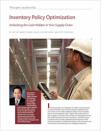 Unlock the Cash in Your Supply Chain with Inventory Optimization