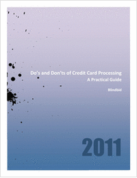 Do's and Don'ts of Credit Card Processing
