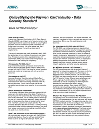 Demystifying the Payment Card Industry – Data Security Standard