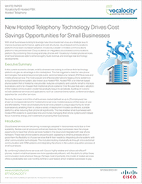 Cisco and Vocalocity Deliver Cost Savings Opportunities for Small Businesses