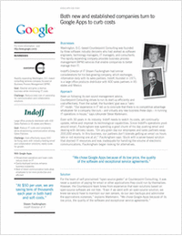 Curbing Costs with Google Apps