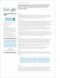 Global Financial Services Company Protects Their Email Infrastructure with Google Message Security