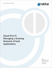 Cloud First IT: Managing a Growing Network of SaaS Applications