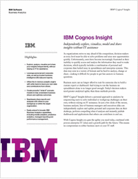 IBM® Cognos® Insight