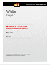 Extending IT Virtualization to Oracle Database Infrastructure