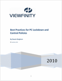 Best Practices for PC Lockdown and Control Policies