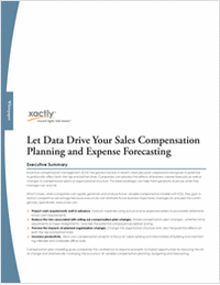 Let Data Drive Your Sales Compensation Planning and Expense Forecasting