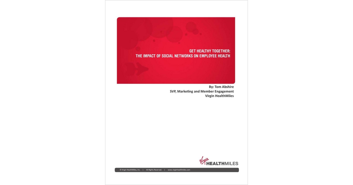 Get Healthy - Together: The Impact of Social Networks on Employee Health