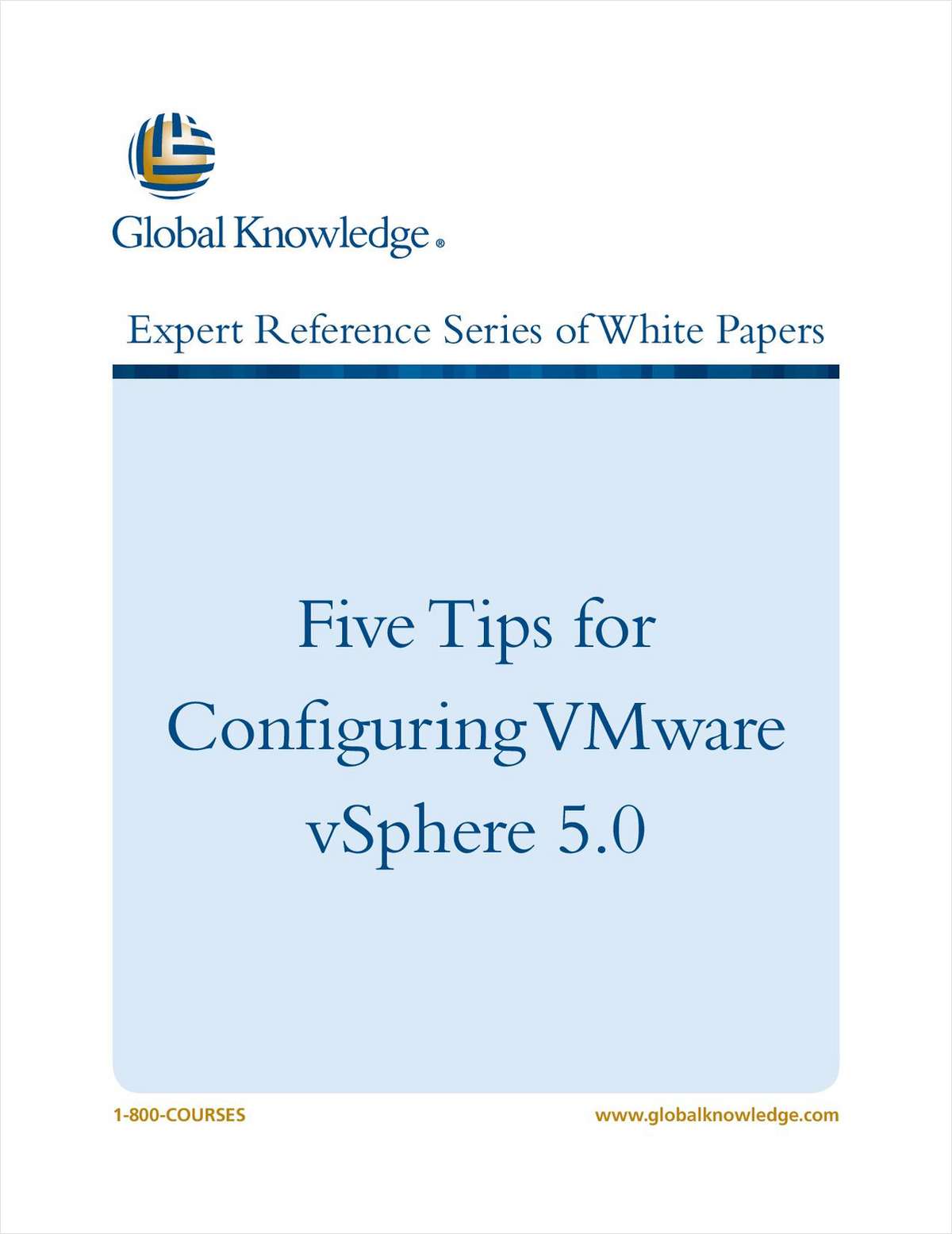 Five Tips for Configuring VMware vSphere 5.0