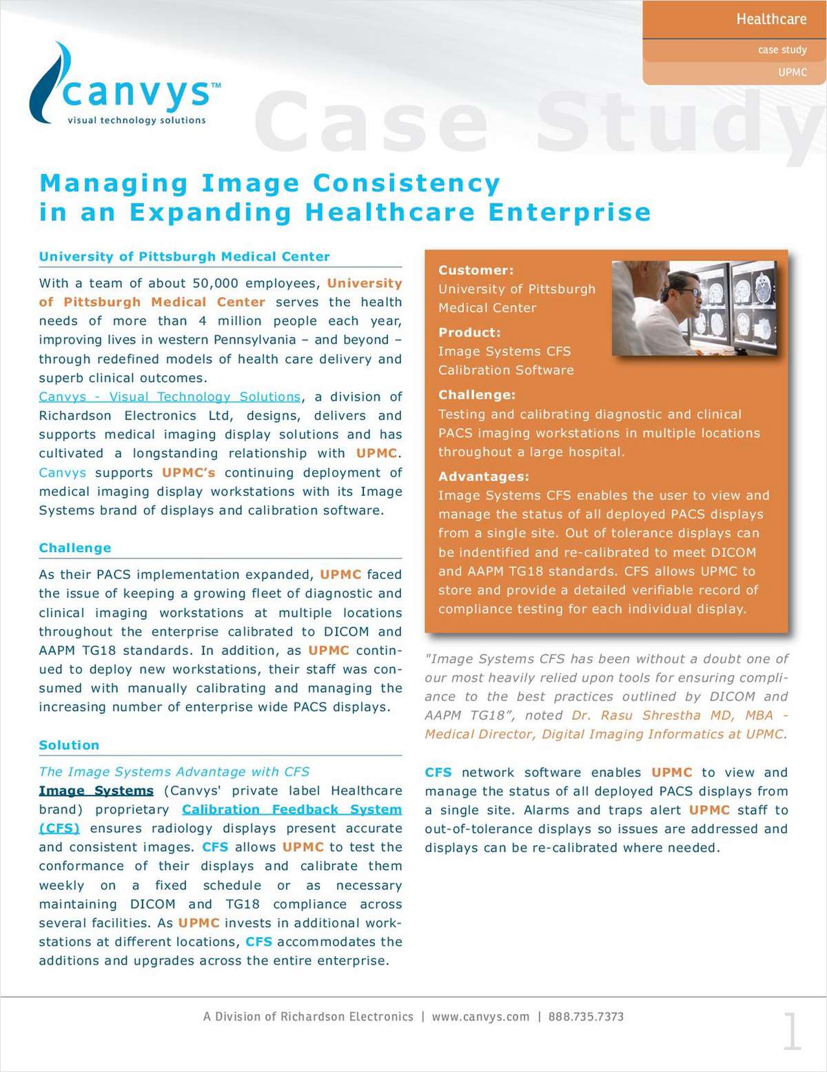 Case Study: Managing Image Consistency in an Expanding Healthcare Enterprise