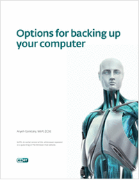 Options for Backing Up Your Computer