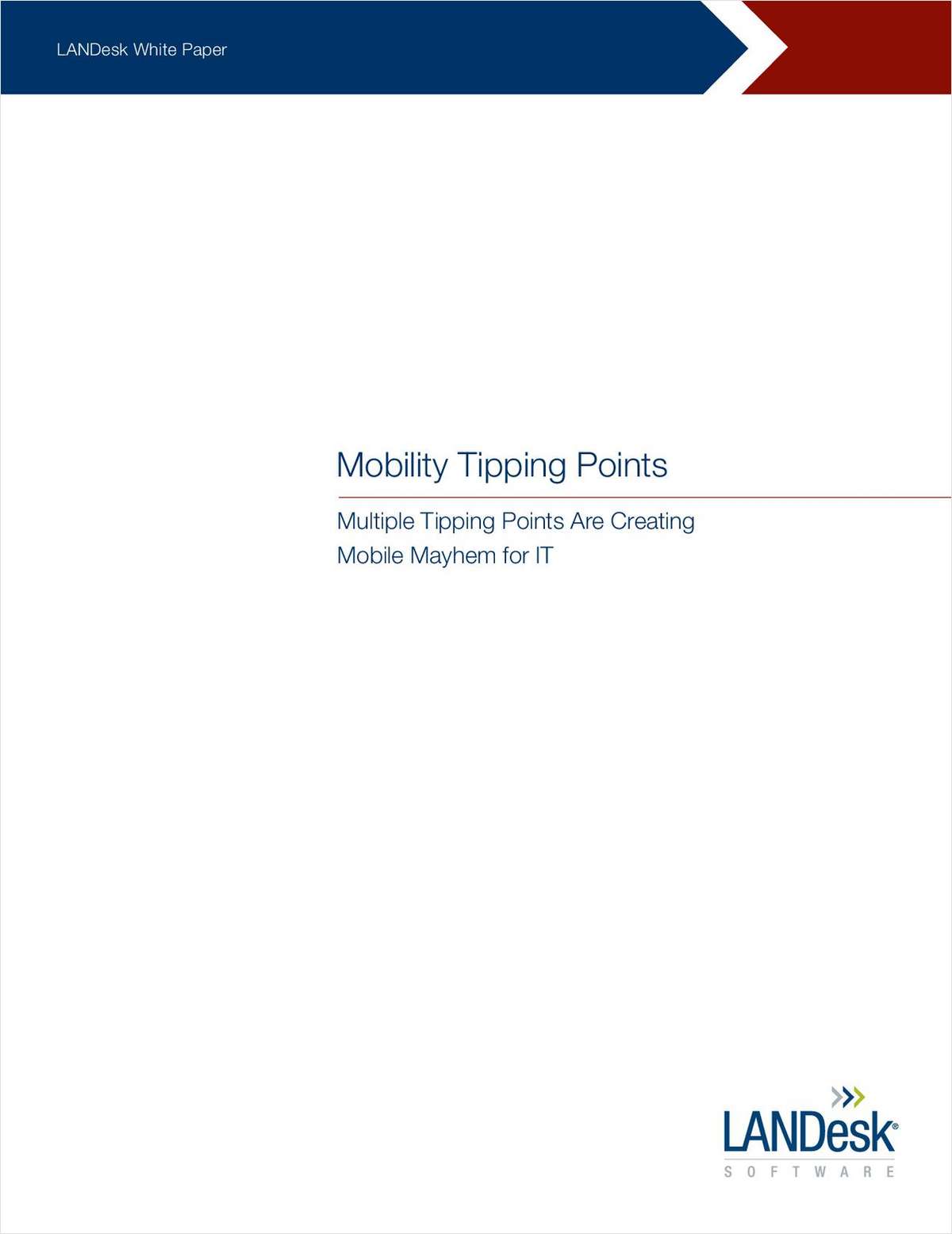 Mobility Tipping Points