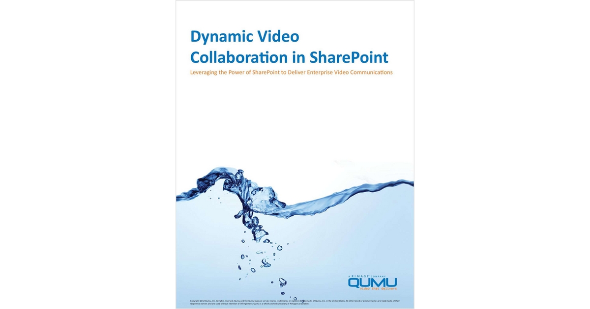 Dynamic Video Collaboration in SharePoint