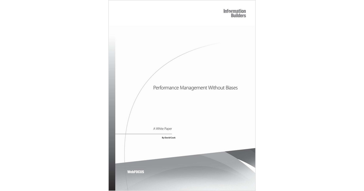Performance Management Without Biases