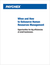 When and How to Outsource Human Resources Management