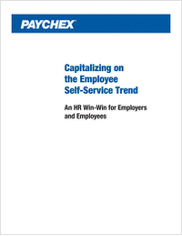 Capitalizing on the Trend of Self-Service: A Win-Win for the Employer and the Employee