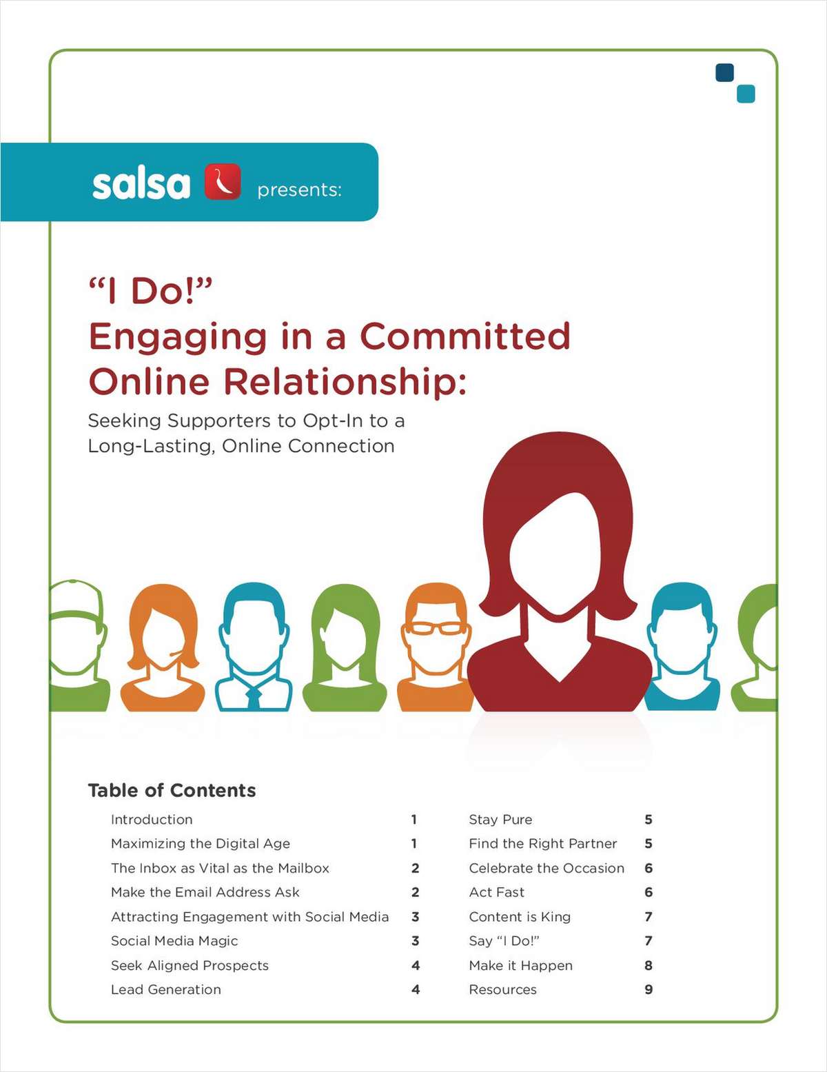 'I Do!' Engaging in a Committed Online Relationship: How to Grow Your Base of Support Online