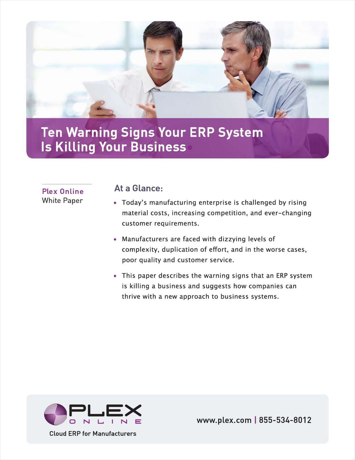 Is Your ERP Killing Your Manufacturing Business? The 10 Warning Signs