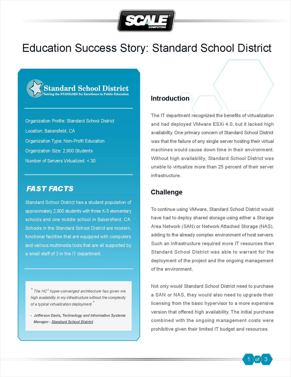 Education Success Story: Standard School District