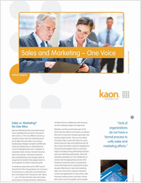 Sales & Marketing - One Voice