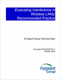 Evaluating Interference in Wireless LANs: Recommended Practice