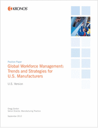 Global Workforce Management: Trends and Strategies for US Manufacturers