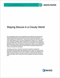 Staying Secure in a Cloudy World