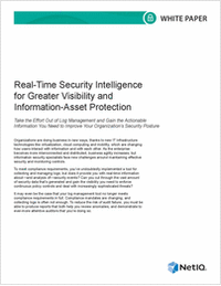 Real-Time Security Intelligence for Greater Visibility and Information-Asset Protection