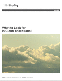 What Companies Need to Look for in Cloud-based Email