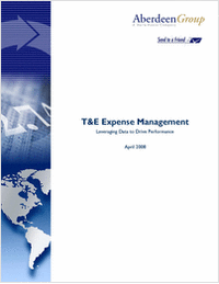 T&E Expense Management: Leveraging Data to Drive Performance