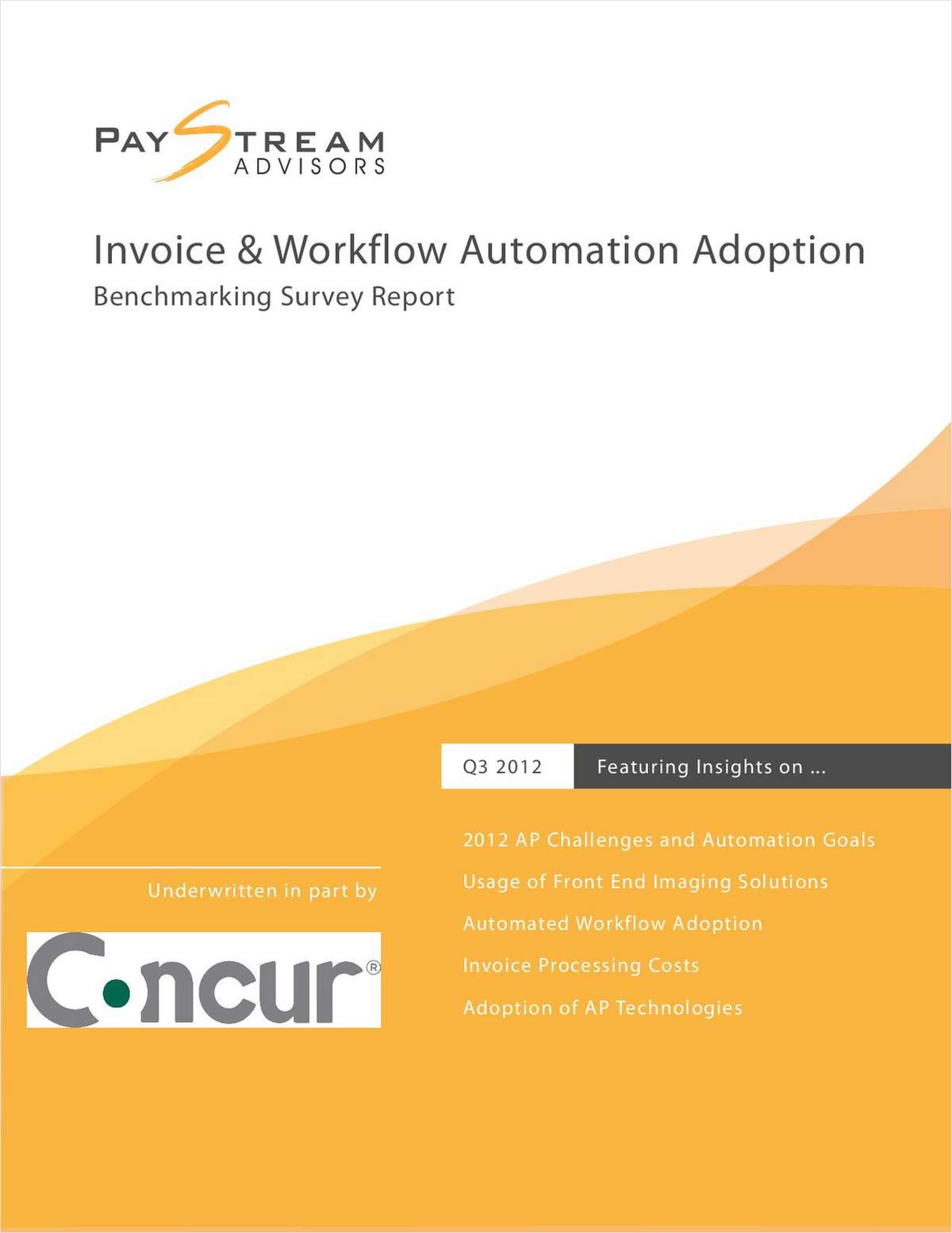 Invoice and Workflow Automation Adoption Benchmarking Survey Report