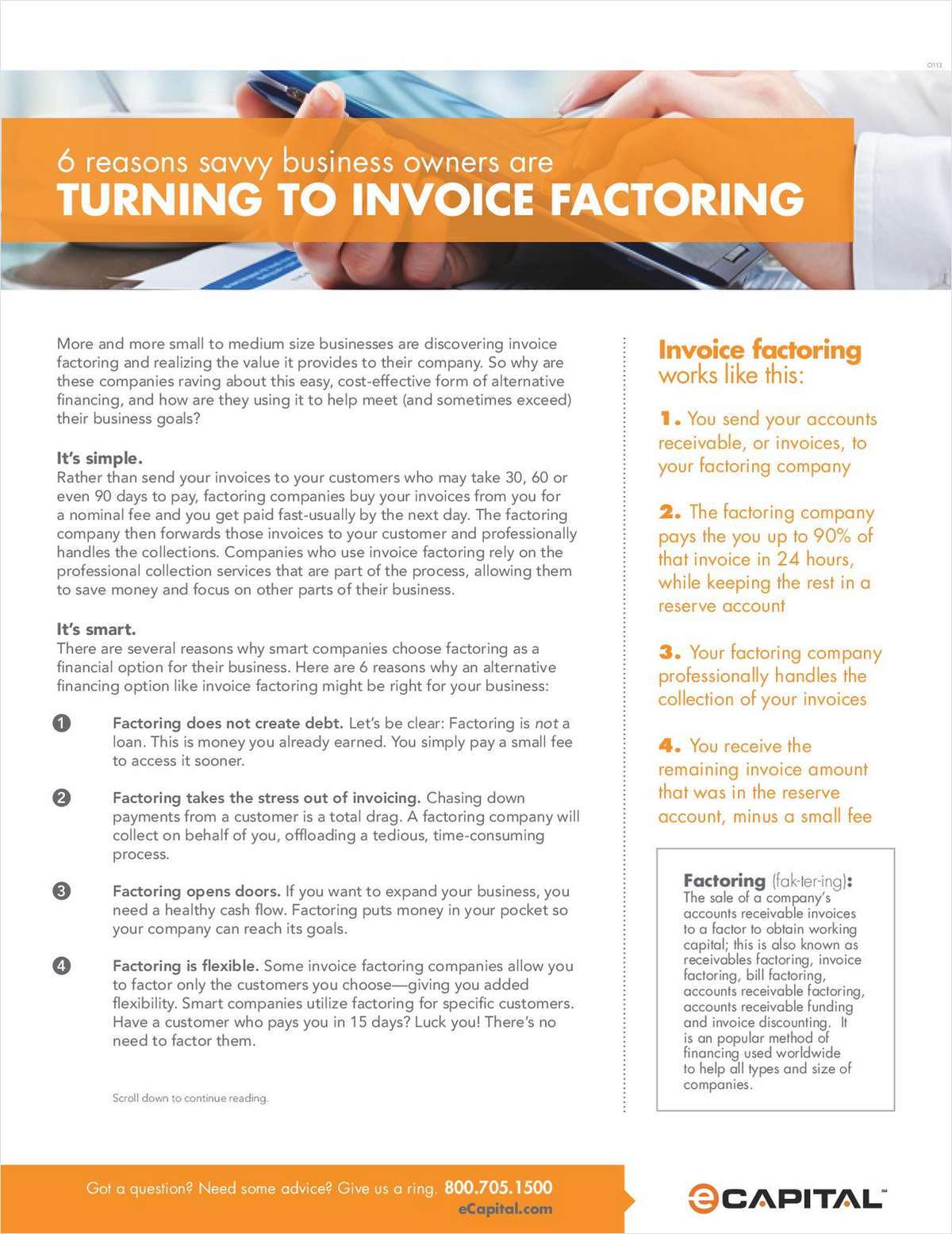 6 Reasons Savvy Small Business Owners are Turning to Invoice Factoring
