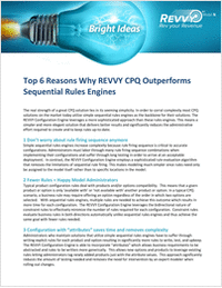 Top 6 Reasons Why REVVY CPQ Outperforms Sequential Rules Engines