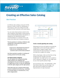 Creating an Effective Sales Catalog