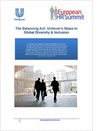 The Balancing Act: Unilever's Steps to Global Diversity & Inclusion