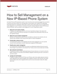 VoIP-News: Sell Management on a New IP-Based Phone System