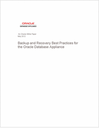 Backup and Recovery Best Practices for the Oracle Database Appliance