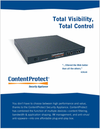 ContentProtect Security Appliance: Web Content Filtering and Bandwidth Management
