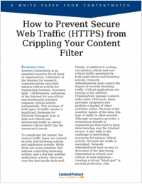 How to Prevent Secure Web Traffic (HTTPS) from Crippling Your Content Filter