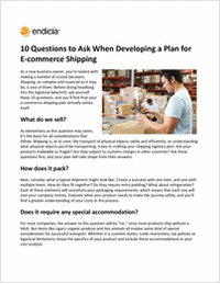 10 Questions to Ask When Developing a Plan for E-commerce Shipping