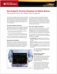 Zero-Footprint Mainframe Terminal Emulation for Mobile Devices