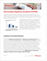 Data-Leakage, Regulatory Compliance & BYOD