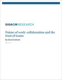 The Future of Work: Collaboration and the Trust of Teams