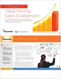 3 Phases of Value Driving Sales Enablement