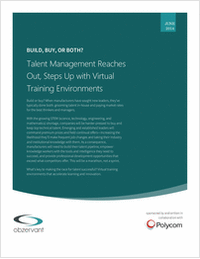 Build, Buy, or Both? Talent Management Reaches Out, Steps Up with Virtual Training Environments