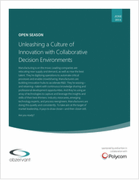 Open Season: Unleashing a Culture of Innovation with Collaborative Decision Environments