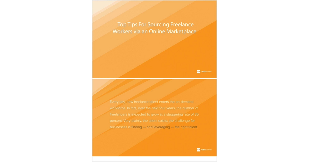Top Tips for Sourcing Freelance Workers via an Online Marketplace
