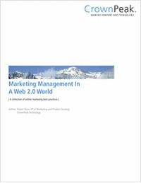 Marketing Management In A Web 2.0 World