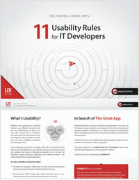 11 Usability Rules for IT