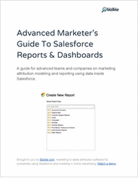 Advanced Marketer's Guide To Salesforce Reports & Dashboards